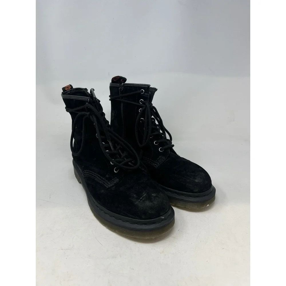 Dr Doc Martens × BEAMS ‎ Suede 1460B 8-hole boots black Rare Men's 9 US